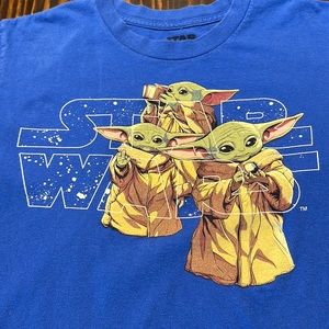 Kids Star Wars Yoda Shirt Size 7/8 Medium